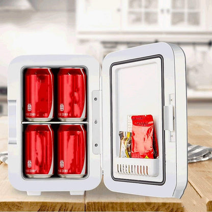 Mini Réfrigérateur Portable 6L – Fraîcheur & Chauffage, Idéal Maison, Bureau & Voiture